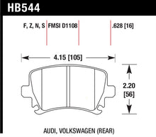 Load image into Gallery viewer, Hawk 06 Audi A6 Quattro Avant/06-09 A6 Quattro HT-10 Rear Brake Pads
