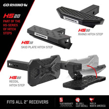 Load image into Gallery viewer, Go Rhino HS-20 Hitch Bumper Step
