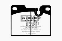 Load image into Gallery viewer, EBC 79-88 Porsche 924 2.0 Turbo Greenstuff Rear Brake Pads
