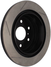 Load image into Gallery viewer, StopTech PowerSlot Chevrolet Avalanche/Silverado/Suburban/Tahoe / GMC Yukon Left Slotted Rear Rotor
