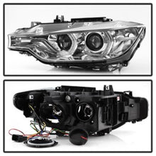 Load image into Gallery viewer, Spyder 12-14 BMW F30 3 Series 4DR Projector Headlights - LED DRL - Chrome (PRO-YD-BMWF3012-DRL-C)
