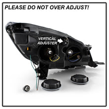 Load image into Gallery viewer, xTune 13-16 Ford Escape 13-16 LED Light Bar Halogen Proj Headlights - Chrome (PRO-JH-FESCA13-LB-C)

