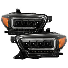 Load image into Gallery viewer, Spyder 16-20 Toyota Tacoma LED Model Only High-Power LED Headlights - Black PRO-YD-TT16LEDAP-BK
