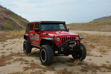 Load image into Gallery viewer, DV8 Offroad 07-18 Jeep Wrangler JK Metal Heat Dispersion Hood - Primer Black
