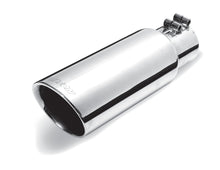 Load image into Gallery viewer, Gibson Round Dual Wall Angle-Cut Tip - 4in OD/2.5in Inlet/8in Length - Stainless
