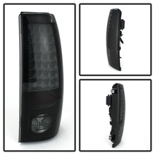 Load image into Gallery viewer, Spyder Chevy Silverado 1500 99-02 (Not Fit Stepside) LED Tail Lights Blk Smke ALT-YD-CS99-LED-BSM

