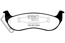 Load image into Gallery viewer, EBC 03+ Ford Crown Victoria (Police) 4.6 Greenstuff Rear Brake Pads
