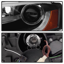 Load image into Gallery viewer, Spyder Audi A4 09-12 Projector Headlights Halogen Model Only - DRL LED Black PRO-YD-AA408-DRL-BK
