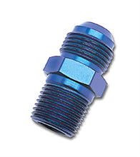 Load image into Gallery viewer, Russell Performance -6 AN to 3/8in NPT Straight Flare to Pipe (Blue)
