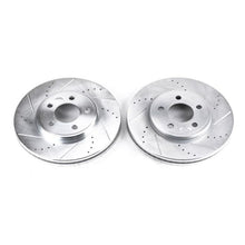 Load image into Gallery viewer, Power Stop 03-11 Ford Crown Victoria Front Evolution Drilled &amp; Slotted Rotors - Pair
