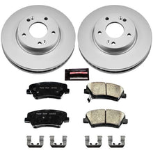 Load image into Gallery viewer, Power Stop 11-16 Hyundai Elantra Front Z17 Evolution Geomet Coated Brake Kit

