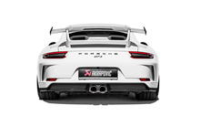 Load image into Gallery viewer, Akrapovic 2018 Porsche 911 GT3 (991.2) Slip-On Race Line (Titanium) w/Header/Tail Pipes
