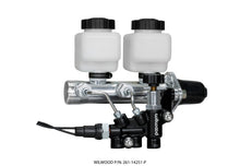Load image into Gallery viewer, Wilwood Tandem Remote M/C Kit w L/H Brkt &amp; Prop Valve - 1in Bore Ball Burnished
