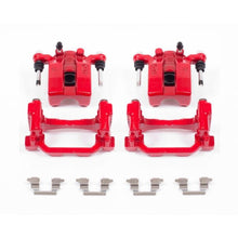 Load image into Gallery viewer, Power Stop 07-08 Infiniti G35 Rear Red Calipers w/Brackets - Pair
