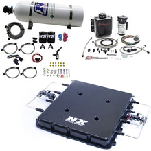Load image into Gallery viewer, Nitrous Express Nitrous &amp; Water Injection Kit w/Billet LT4 Supercharger Lid w/15lb Bottle
