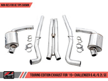Load image into Gallery viewer, AWE Tuning 2015+ Dodge Challenger 6.4L/6.2L Non-Resonated Touring Edition Exhaust - Use Stock Tips
