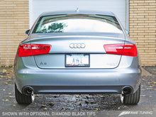 Load image into Gallery viewer, AWE Tuning Audi C7 A6 3.0T Touring Edition Exhaust - Dual Outlet Diamond Black Tips
