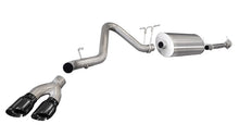 Load image into Gallery viewer, Corsa 11-13 GMC Sierra 6.0L V8 3in Cat-Back Single Side w Twin 4in Black Pro-Series Tips

