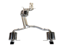 Load image into Gallery viewer, AWE Tuning Audi 8R Q5 3.0T Touring Edition Exhaust Dual Outlet Diamond Black Tips
