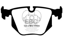 Load image into Gallery viewer, EBC 04-06 BMW X3 2.5 (E83) Greenstuff Rear Brake Pads
