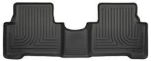 Load image into Gallery viewer, Husky Liners 13-15 Hyundai Sante Fe GLS/Limited WeatherBeater 2nd Seat Black Floor Liners
