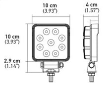 Load image into Gallery viewer, Hella ValueFit Work Light 4SQ 1.0 LED MV CR LT
