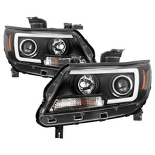 Load image into Gallery viewer, Spyder 15-17 Chevy Colorado Projector Headlights - Light Bar LED - Black (PRO-YD-CCO15-LBDRL-BK)
