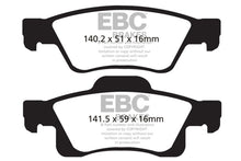 Load image into Gallery viewer, EBC 11+ Dodge Durango 3.6 Greenstuff Rear Brake Pads
