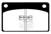 Load image into Gallery viewer, EBC 66-68 Volvo 140 1.8 Ultimax2 Front Brake Pads
