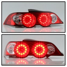 Load image into Gallery viewer, Spyder Acura RSX 02-04 LED Tail Lights Red Clear ALT-YD-ARSX02-LED-RC
