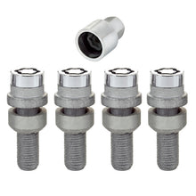 Load image into Gallery viewer, McGard Wheel Lock Bolt Set - 4pk. (Radius Seat) M14X1.5 / 17mm Hex / 28.2mm Shank Length - Chrome
