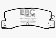 Load image into Gallery viewer, EBC 86-92 Toyota Corolla 1.6 Redstuff Rear Brake Pads
