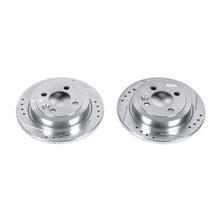 Load image into Gallery viewer, Power Stop 07-16 Mini Cooper Rear Evolution Drilled &amp; Slotted Rotors - Pair
