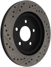 Load image into Gallery viewer, StopTech 05-10 Ford Mustang Slotted &amp; Drilled Left Rear Rotor

