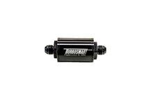 Load image into Gallery viewer, Turbosmart FPR Billet Inline Fuel Filter 1.75in OD 3.825in Length AN-10 Male Inlet - Black
