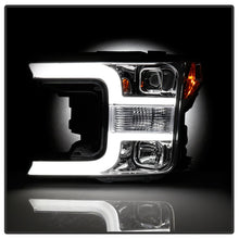 Load image into Gallery viewer, Spyder Signature Ford F150 18-19 (Halogen Model) Projector Headlights - Chrome (PRO-YD-FF15018-LB-C)
