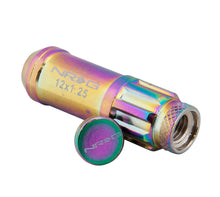 Load image into Gallery viewer, NRG 700 Series M12 X 1.5 Steel Lug Nut w/Dust Cap Cover Set 21 Pc w/Locks &amp; Lock Socket - Neochrome
