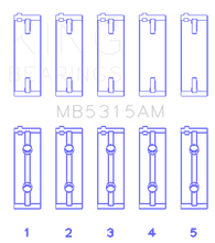 Load image into Gallery viewer, King Mitsubishi 4G63T/4G64 (Size 0.5) Main Bearing Set
