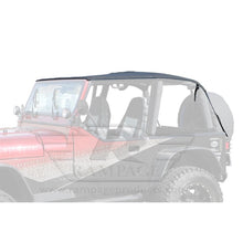 Load image into Gallery viewer, Rampage 1992-1995 Jeep Wrangler(YJ) Frameless Soft Top Kit - Black Diamond
