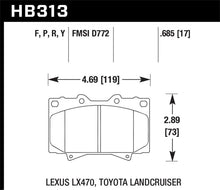 Load image into Gallery viewer, Hawk HPS Street Brake Pads
