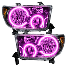 Load image into Gallery viewer, Oracle 07-11 Toyota Tundra Pre-Assembled Headlights - Black Housing - ColorSHIFT w/ BC1 Controller
