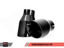 Load image into Gallery viewer, AWE Tuning Porsche 991 GT3 / RS Center Muffler Delete - Diamond Black Tips
