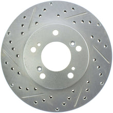 Load image into Gallery viewer, StopTech Select Sport 97-01 Acura Integra Sport Drilled &amp; Slotted Right Rotor
