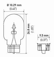 Load image into Gallery viewer, Hella Bulb 2825 12V 5W 4Cp W21X95D T325 Sb
