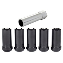 Load image into Gallery viewer, McGard Wheel Lock Nut Set - 5pk. (Tuner / Cone Seat) 1/2-20 / 13/16 Hex / 1.60in. Length - Black
