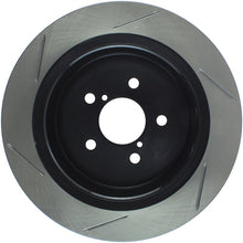 Load image into Gallery viewer, StopTech Power Slot 06-08 Subaru Legacy Wagon/Sedan 2.5i Rear Left SportStop Slotted Rotor
