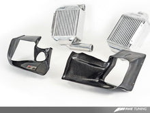 Load image into Gallery viewer, AWE Tuning Audi 2.7T Performance Intercooler Kit - w/Carbon Fiber Shrouds
