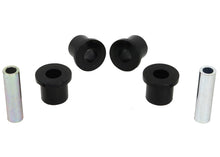 Load image into Gallery viewer, Whiteline Plus 97-05 Nissan Frontier D22 2WD Rear Spring Eye and Shackle Bushing
