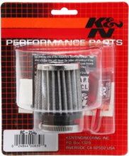 Load image into Gallery viewer, K&amp;N Universal Chrome Filter 1 1/8 inch FLG / 2 1/4 inch Bottom / 2 inch Top / 2.5 inch Height
