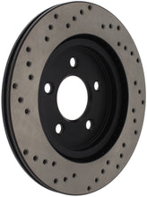 Load image into Gallery viewer, StopTech 05-10 Ford Mustang V6/4.0L / GT V8/4.6L Cross Drilled Left Rear Rotor
